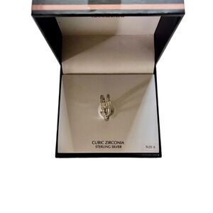 Giani Bernini Sterling Silver Cubic Zirconia Ring Size 9